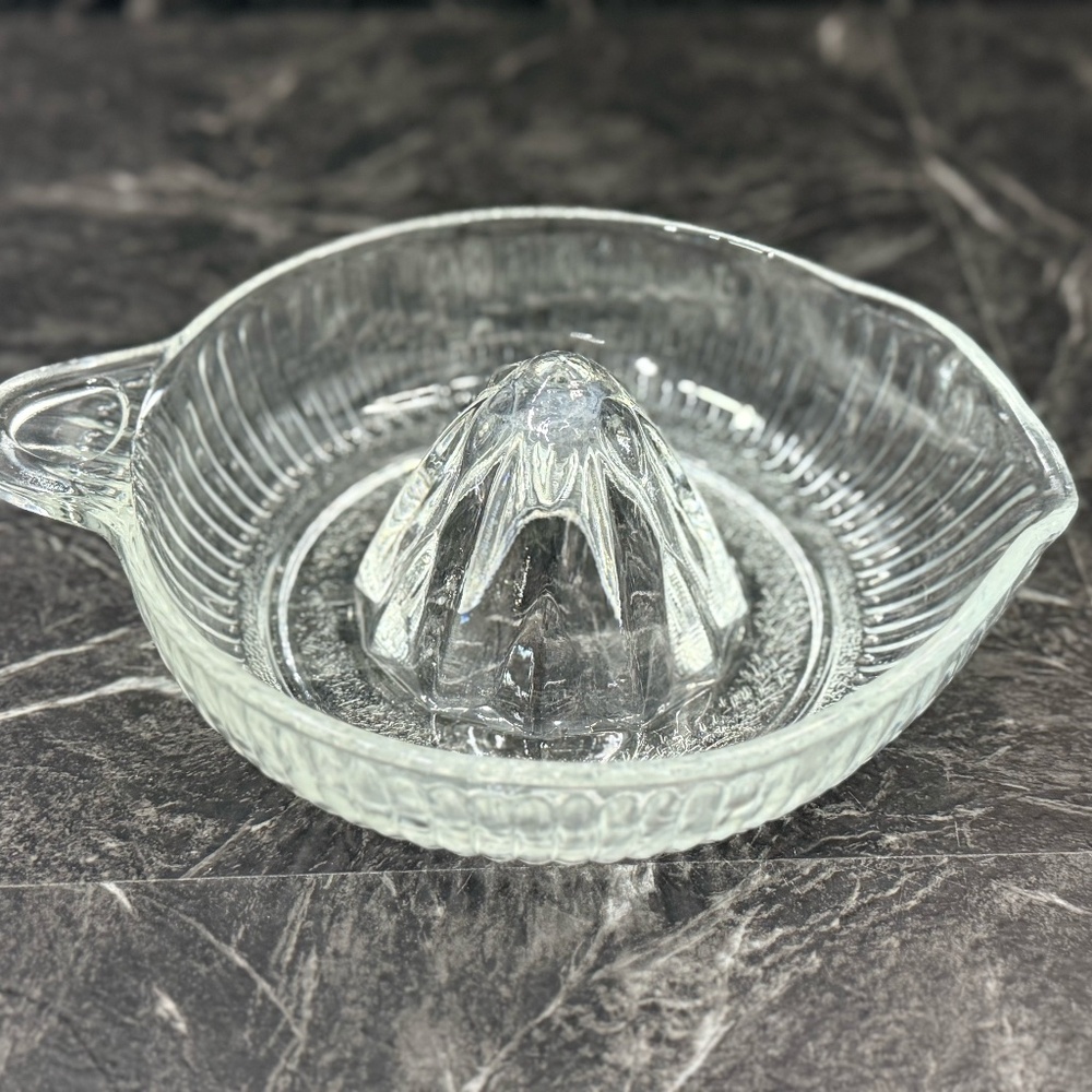 Glass Ribbed Citrus Juicer - Picture 2 of 11